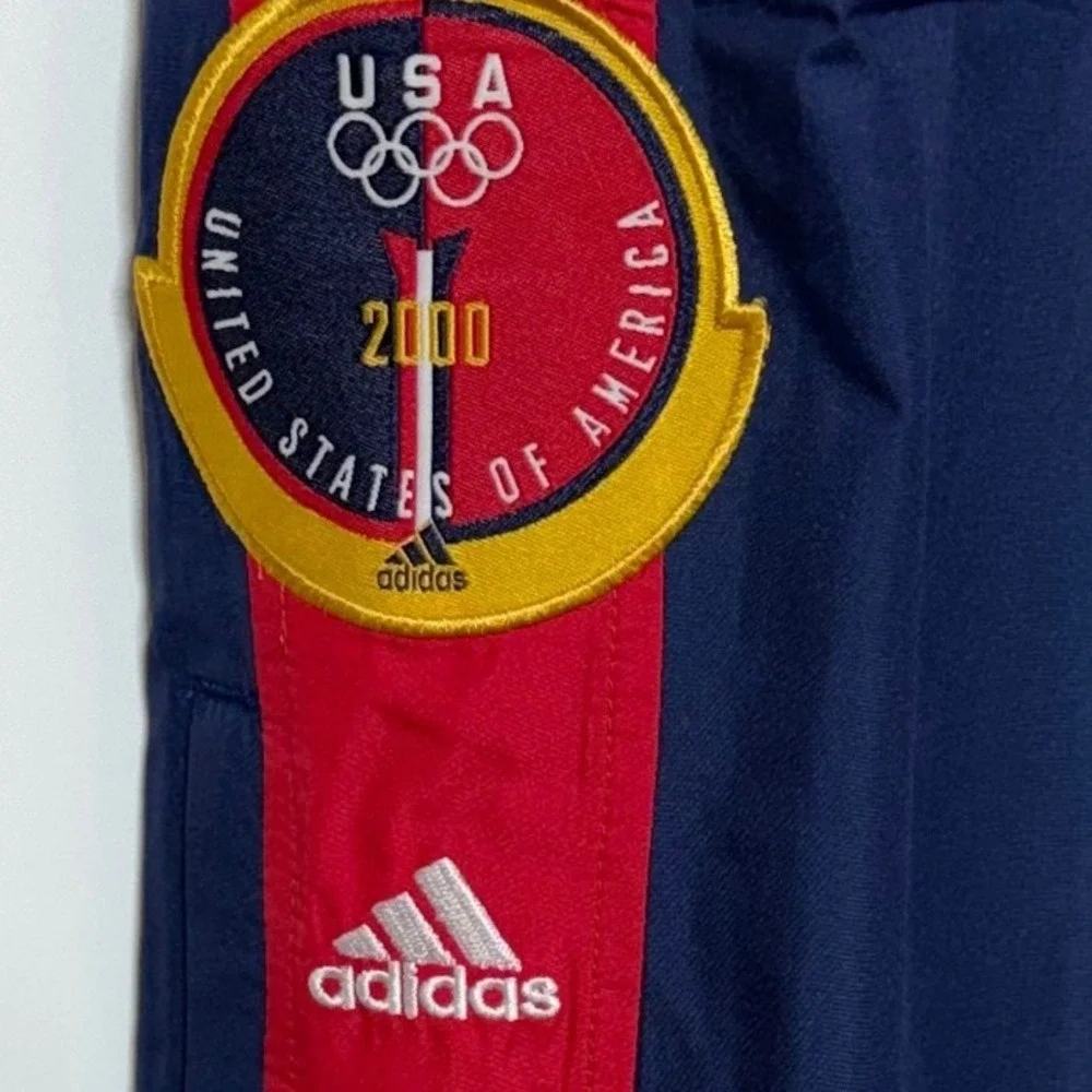 Vintage Adidas Track Pants Mens XL 31X32 Blue USA 2000 Olympic ClimaShell New